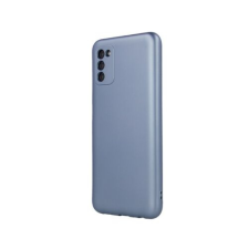 Samsung A145/A146 Galaxy A14 4G/5G, Szilikon tok, Metallic, kék tok és táska