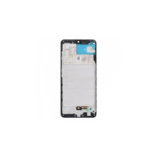 Samsung A325 Galaxy A32 4G, LCD kijelző érintőplexivel és előlapkerettel, fekete TFT mobiltelefon, tablet alkatrész