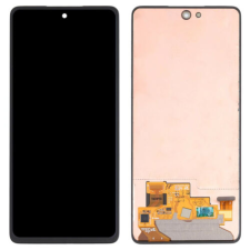 Samsung A528 Galaxy A52S 5G, LCD kijelző érintőplexivel, fekete Gyári mobiltelefon, tablet alkatrész