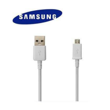 Samsung Adatátvitel adatkábel, töltő funkcióval (microUSB, 100 cm hosszú) FEHÉR kábel és adapter