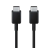 Samsung adatkábel (Type-C - Type-C, 5A, 100W, gyorstöltő, 180cm) FEKETE