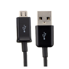 Samsung adatkábel (USB - microUSB, 100cm) FEKETE kábel és adapter