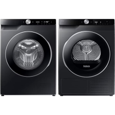 Samsung DV90T6240LB/S7 + SAMSUNG EcoBubble WW90DG6U85LBU4 mosógép és szárító