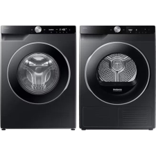 Samsung DV90T6240LB/S7 szárítógép + Samsung EcoBubble WW90DG6U85LBU4 mosógép (DV90T6240LB/S7 + WW90DG6U85LBU4) mosógép és szárító