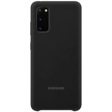 Samsung EF-PG980T Silicone Cover for Galaxy S20 fekete tok és táska