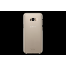 Samsung EF-QG955 Galaxy S8+ gyári Clear Cover Tok - Arany tok és táska