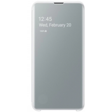 Samsung EF-ZG970C Clear View Cover Galaxy S10e fehér tok és táska