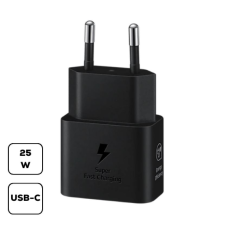 Samsung EP-T2510NBEG USB-C 25W hálózati adapter fekete (EP-T2510NBEG) mobiltelefon kellék