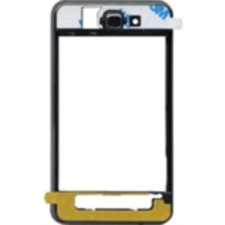Samsung F480, Előlap, (plexi nélkül), ezüst mobiltelefon, tablet alkatrész