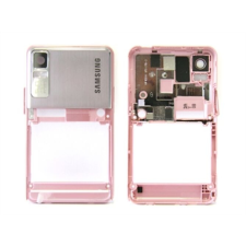 Samsung F480, Középső keret, rózsaszín mobiltelefon, tablet alkatrész