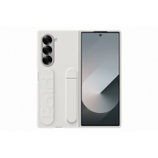 Samsung Fold 6 Álló tok szíjjal, Fehér tok és táska