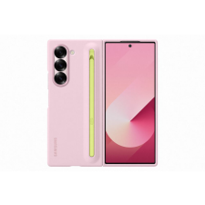Samsung Fold 6 stand cover érintőceruzával, Rózsaszín tok és táska