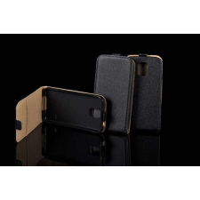 Samsung G110 Galaxy Pocket 2 fekete szilikon keretes vékony flip tok tok és táska