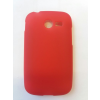 Samsung G110 Galaxy Pocket 2 piros matt szilikon tok