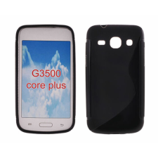 Samsung G350 Galaxy Core+, Szilikon tok, S-Case, fekete tok és táska