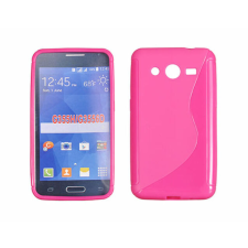 Samsung G355 Galaxy Core 2, Szilikon tok, S-Case, rózsaszín tok és táska