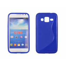 Samsung G360 Galaxy Core Prime, Szilikon tok, S-Case, kék tok és táska