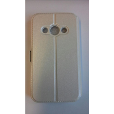 Samsung G388F Galaxy Xcover 3 fehér szilikon keretes könyvtok tok és táska