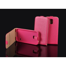 Samsung G850 Galaxy Alpha pink rózsaszín szilikon keretes vékony flip tok tok és táska
