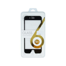 Samsung G965 Galaxy S9+, Kijelzővédő fólia, (ütésálló) Full Glue 5D, fekete mobiltelefon kellék