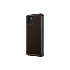 Samsung Galaxy A03 Soft Clear gyári szilikon tok, fekete, EF-QA036TB tok és táska