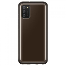 Samsung Galaxy A03s soft clear cover, Fekete tok és táska