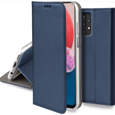  Samsung Galaxy A13 4G könyvtok, fliptok, telefon tok, szilikon keretes, mágneszáras, kék, Smart Magnetic tok és táska