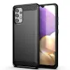  Samsung Galaxy A13 4G szilikon tok, hátlaptok, telefon tok, carbon, karbon mintás, fekete