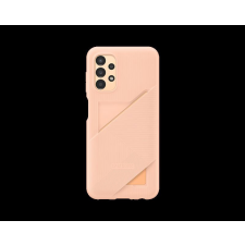 Samsung Galaxy A13 5G kártyatartós hátlap, barack tok és táska