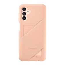 Samsung Galaxy A13 5G (SM-A136) szilikon telefonvédő (bankkártya tartó) rózsaszín tok és táska