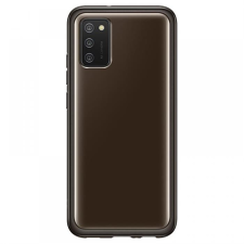 Samsung Galaxy A22 LTE soft clear cover, Fekete tok és táska
