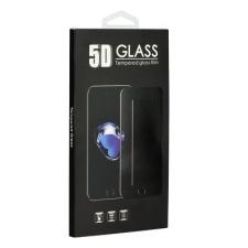  Samsung Galaxy A24 / A25 előlapi üvegfólia, edzett, hajlított, fekete keret, 9H, SM-A245, SM-A256, 5D Full Glue mobiltelefon kellék