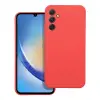  Samsung Galaxy A25 5G szilikon tok, hátlaptok, telefon tok, velúr belsővel, matt, piros, Silicon