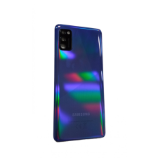 Samsung Galaxy A41 gyári készülék hátlap, bontott, kamera lencsével, kék, SM-A415 tok és táska