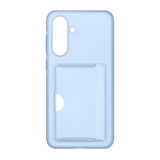  Samsung Galaxy A56 5G SM-A566B, Szilikon tok, kártyatartóval, kék, gyári tok és táska