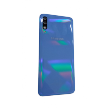 Samsung Galaxy A70 gyári készülék hátlap, bontott, kamera lencsével, kék, SM-A705 tok és táska