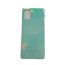 Samsung Galaxy A71 gyári készülék hátlap, bontott, türkiz kék, SM-A705 tok és táska
