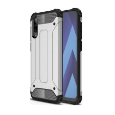  Samsung Galaxy M10 SM-M105F, Műanyag hátlap védőtok, Defender, fémhatású, ezüst (87446) tok és táska