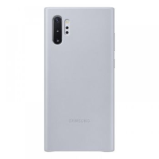 Samsung Galaxy Note 10+ bőr hátlap, Szürke tok és táska