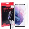  Samsung Galaxy S21 Plus 5G (S21+) üvegfólia, tempered glass, előlapi, UV, edzett, hajlított