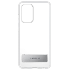 Samsung Galaxy S22 Plus 5G (S22+ 5G) gyári szilikon tok, TPU, SM-S906, átlátszó, kitámasztható, EF-JS906CTEGWW tok és táska