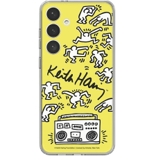 Samsung Galaxy S24+ Keith Haring Dance gyári tok, sárga tok és táska
