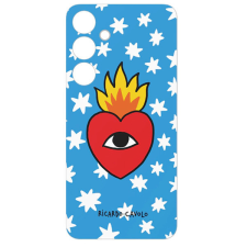 Samsung Galaxy S24+ Ricardo Cavolo gyári tok, sárga/száj minta tok és táska