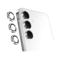 Samsung Galaxy S25 - Diamond - üveg, kameralencse védőkeret mobiltelefon kellék