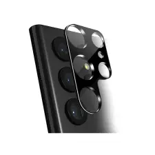  Samsung Galaxy S25 Ultra üvegfólia - kamera fekete üvegfólia (3D) mobiltelefon kellék