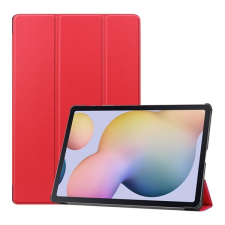  Samsung Galaxy Tab S7 Plus 12.4 / Tab S7 FE 12.4 / Tab S8 Plus 12.4, mappa tok, Trifold, piros tablet tok