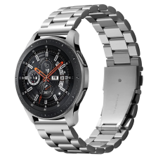  Samsung Galaxy Watch 3 (45 mm) okosóra fémszíj - Spigen Modern Fit ezüst fémszíj (22 mm szíj szélesség) okosóra kellék