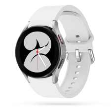  Samsung Galaxy Watch FE okosóra szíj - fehér szilikon szíj okosóra kellék