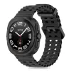  Samsung Galaxy Watch ULTRA (47 mm) okosóra szíj - Tech-Protect IconBand Pro - fekete szilikon szíj
