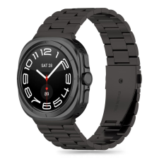 Samsung Galaxy Watch Ultra (47mm) okosóra fémszíj - fekete fémszíj okosóra kellék